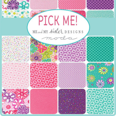 进口高档纯棉DIY手工拼布  Pick Me 22490布组