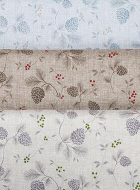 CE10686S日本进口2025款齐藤CENTENARY松果花3色印花布 100棉