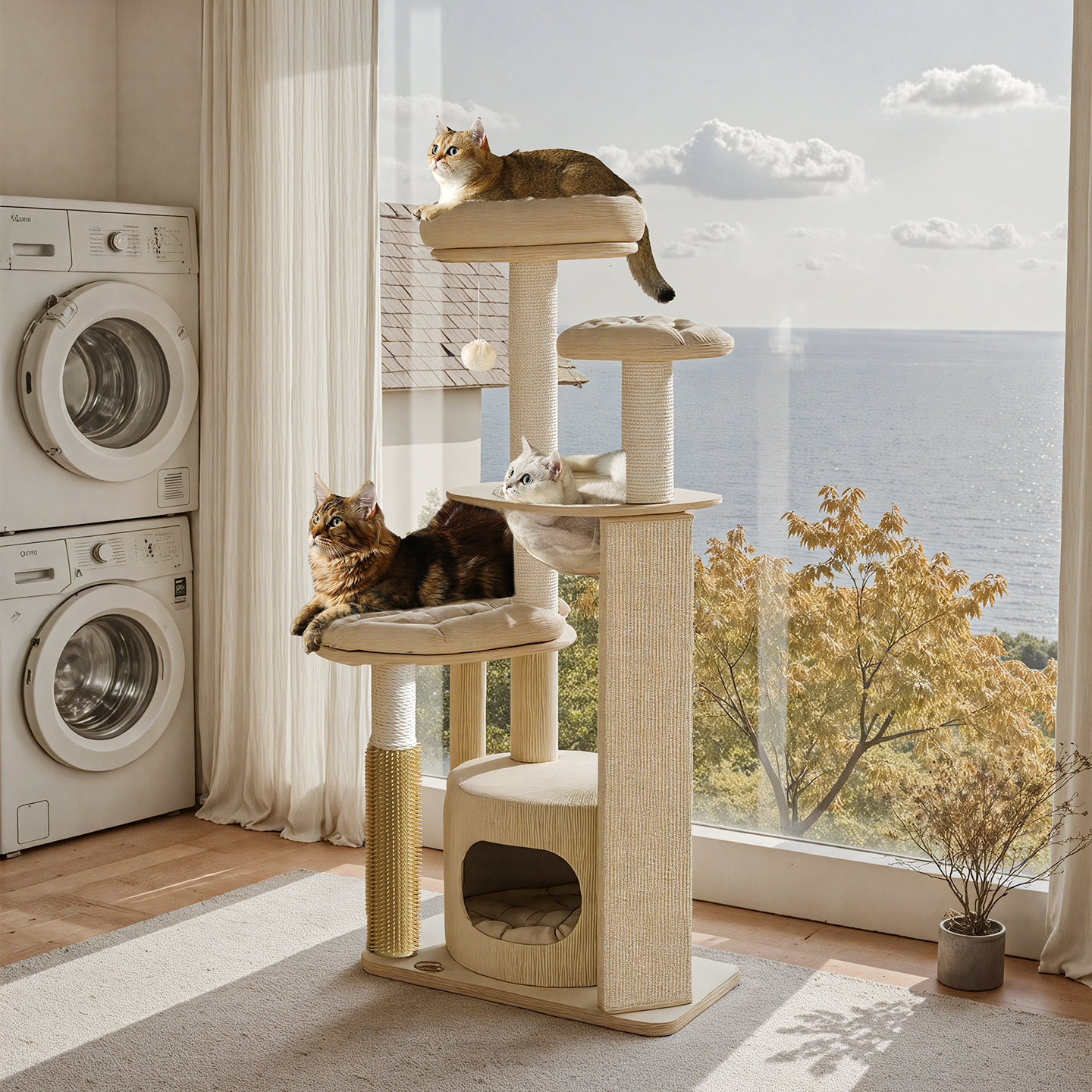 小户型不占地｜多猫可用猫爬架