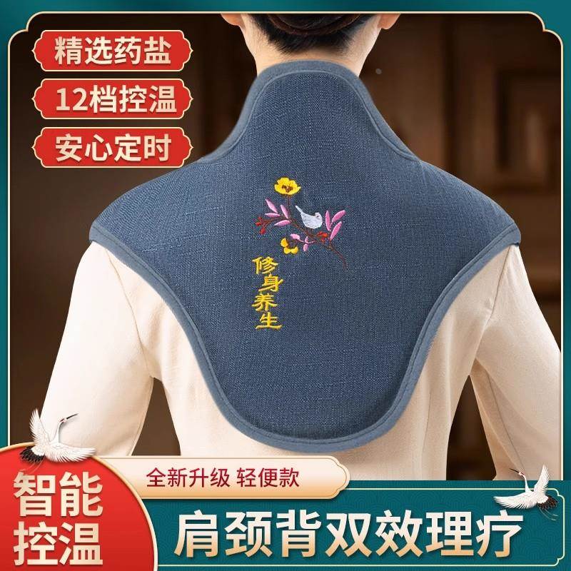 肩颈热敷包保暖肩周炎电加热海盐粗盐包家用理疗仪护颈椎艾灸盐袋