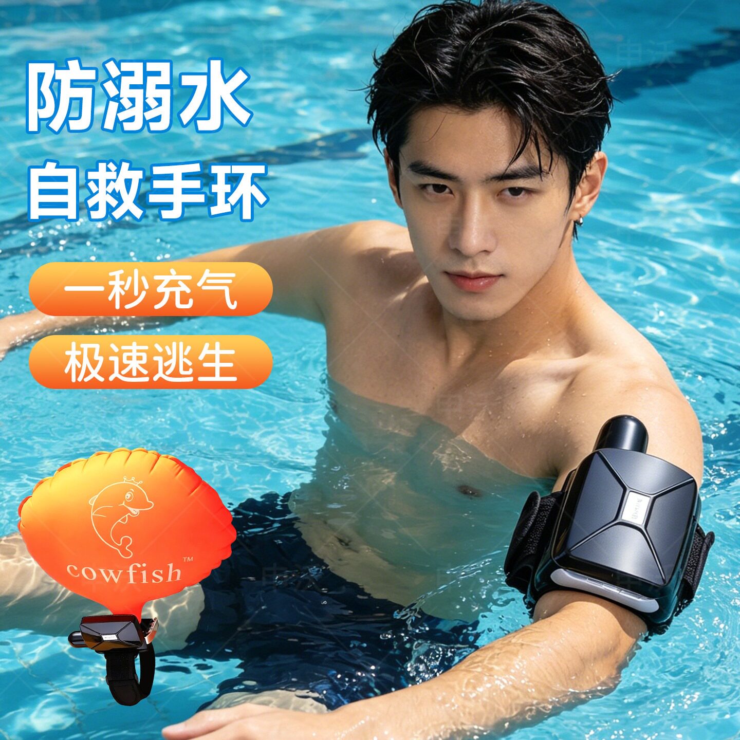 救生手环防溺水自救野游