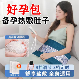 中医推荐热敷肚子备孕盐袋热敷包海盐电加热艾草艾灸全身通用理疗