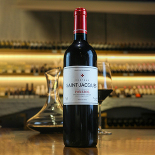 圣雅克古堡红葡萄酒 波美侯产区 法国原瓶进口红酒 单瓶装 750ml