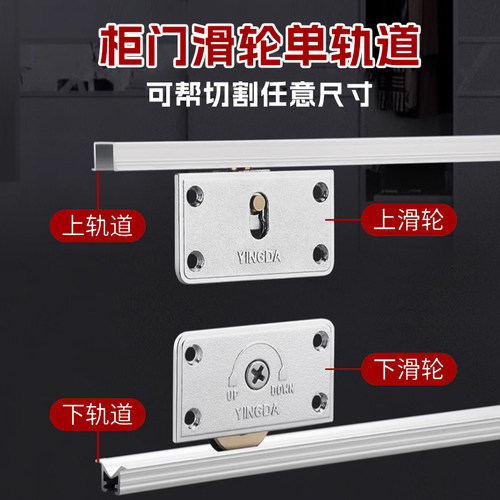 防掉色工艺柜门单轨道可帮切割