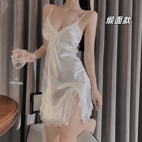 2025冰丝绸睡衣连衣裙