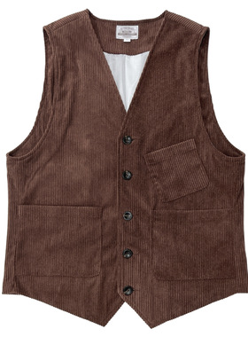 男士复古灯芯绒背心英伦风马甲古着马甲复古马甲马夹