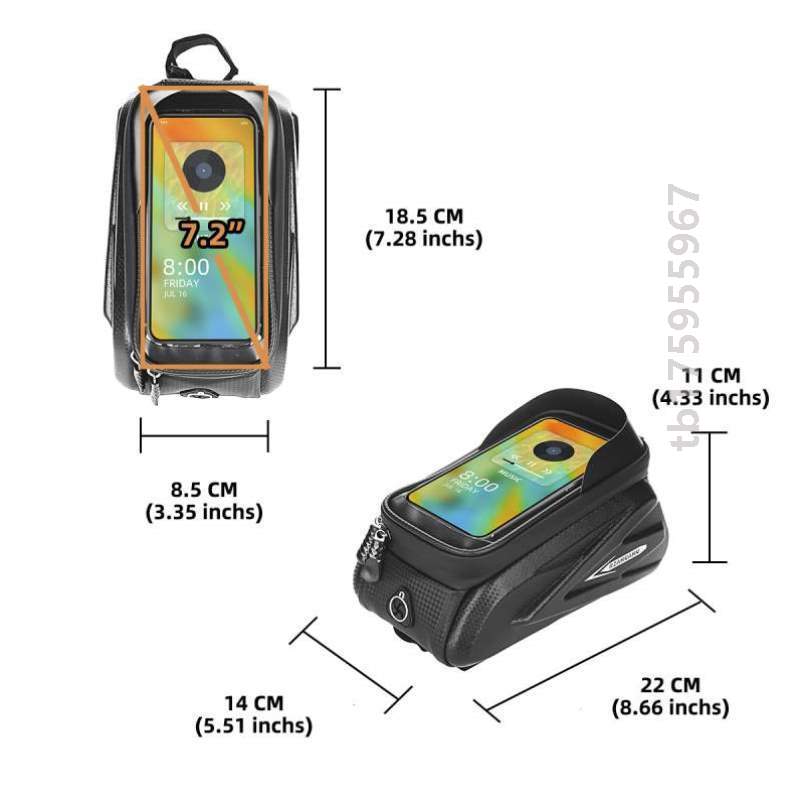 大山地车车梁包前自行车马鞍@驮户外架收纳包包手机适用包车梁包