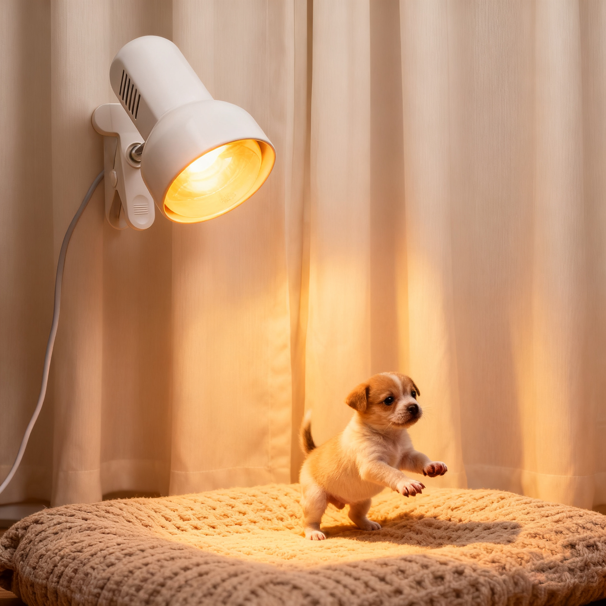 幼犬专用取暖灯宠物保温灯刚出生小狗加热灯新生小猫兔子太阳灯犬