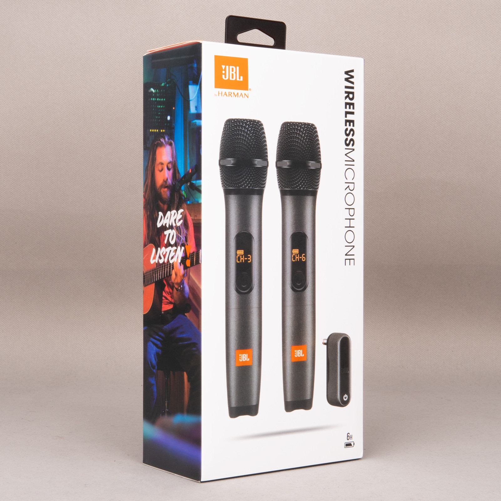 JBL无线专业麦克风一拖二KTV家用舞台演出K歌直播通用话筒充电