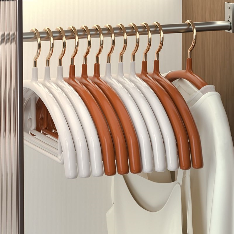半圆防滑衣架晾衣服架子家用无痕衣挂衣撑子不锈钢挂钩晒衣架批发