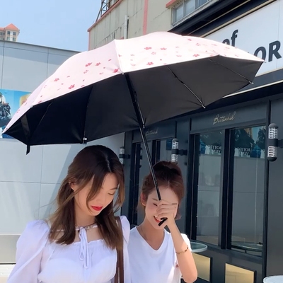 雨伞女加厚加粗抗风大号双人遮阳晴雨两用结实耐用防晒隔热太阳伞