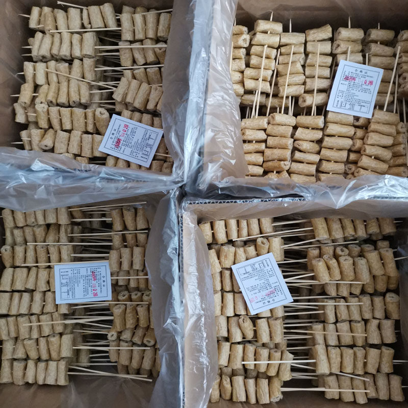 豆肠串150串豆腐素肉油炸串串食材烧烤关东煮麻辣烫火锅沾串冒菜