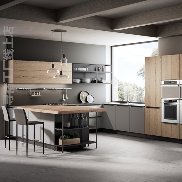 厨房橱柜定做现代简约整体橱柜厨柜定制家居自装铝合金厨柜|ruв категории весь дом настройки, кухонный шкаф и аксессуары, кухонный шкаф - от Buy2taobao.com для оказания профессиональной услуги покупки агента Taobao