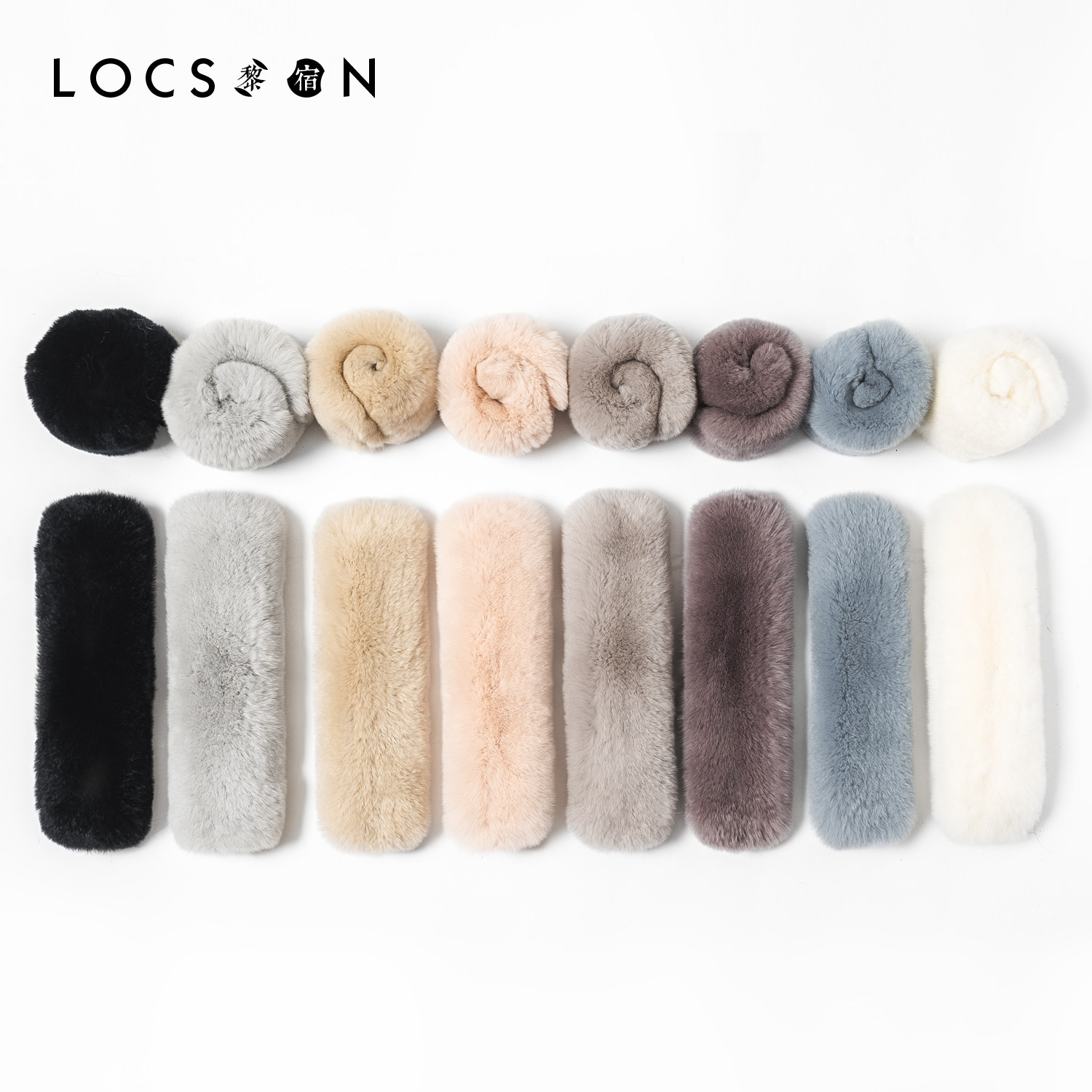 獭兔毛可折叠皮草手环