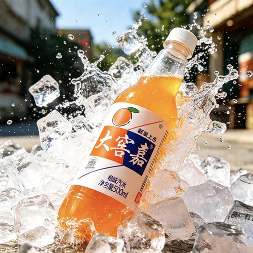 大窖嘉橙味香槟荔枝菠萝汽水500ml夏日解馋解暑露营碳酸饮料批发