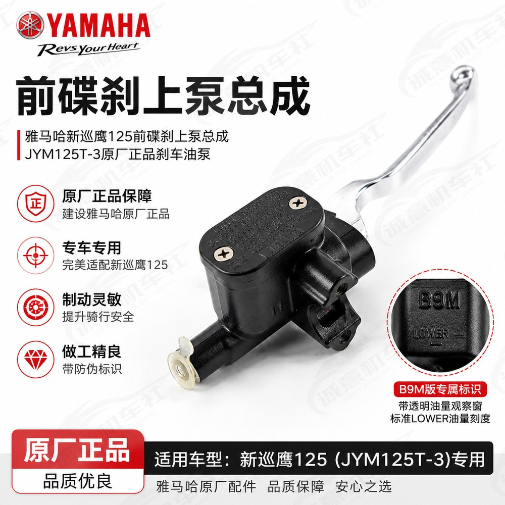 雅马哈新巡鹰125前碟刹上泵总成