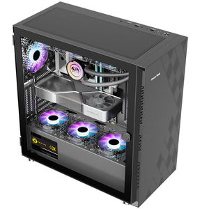 长城（GreatWall）暗战H501侧透机箱（EATX主板10风扇位钢化玻