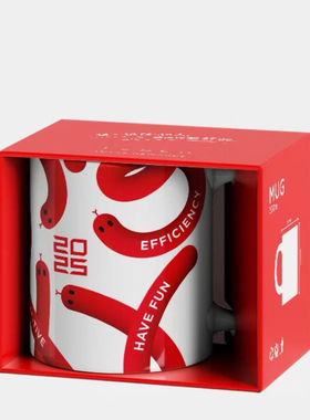 2025蛇年新款特斯拉礼物陶瓷马克杯家用喝水杯子情侣水杯伴手礼