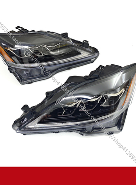 06-12款凌志IS250IS300IS350改装三透镜大灯LED流光黑底大灯总成