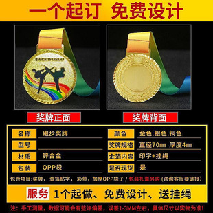 免费设计创意奖牌技能比赛活动评比马拉松团建纪念运动会奖牌