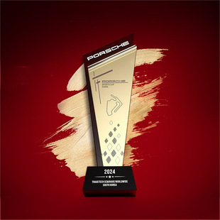 高端水晶奖杯定制高档大气创意运动台球比赛奖牌定做年会刻字订制