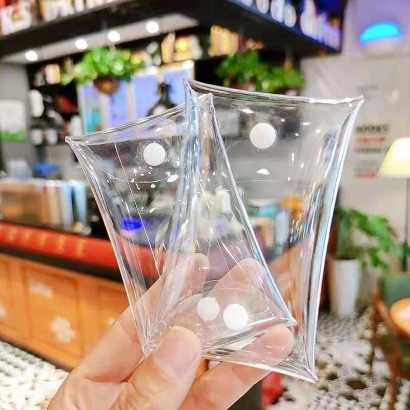 盲盒遛娃包泡泡玛特晒娃包便携外出展示防尘透明包PVC定制LOG