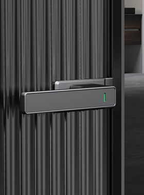 HOPO室内卧室门锁浴室玻璃门把手安心锁静音门把手磁吸锁体NFD106