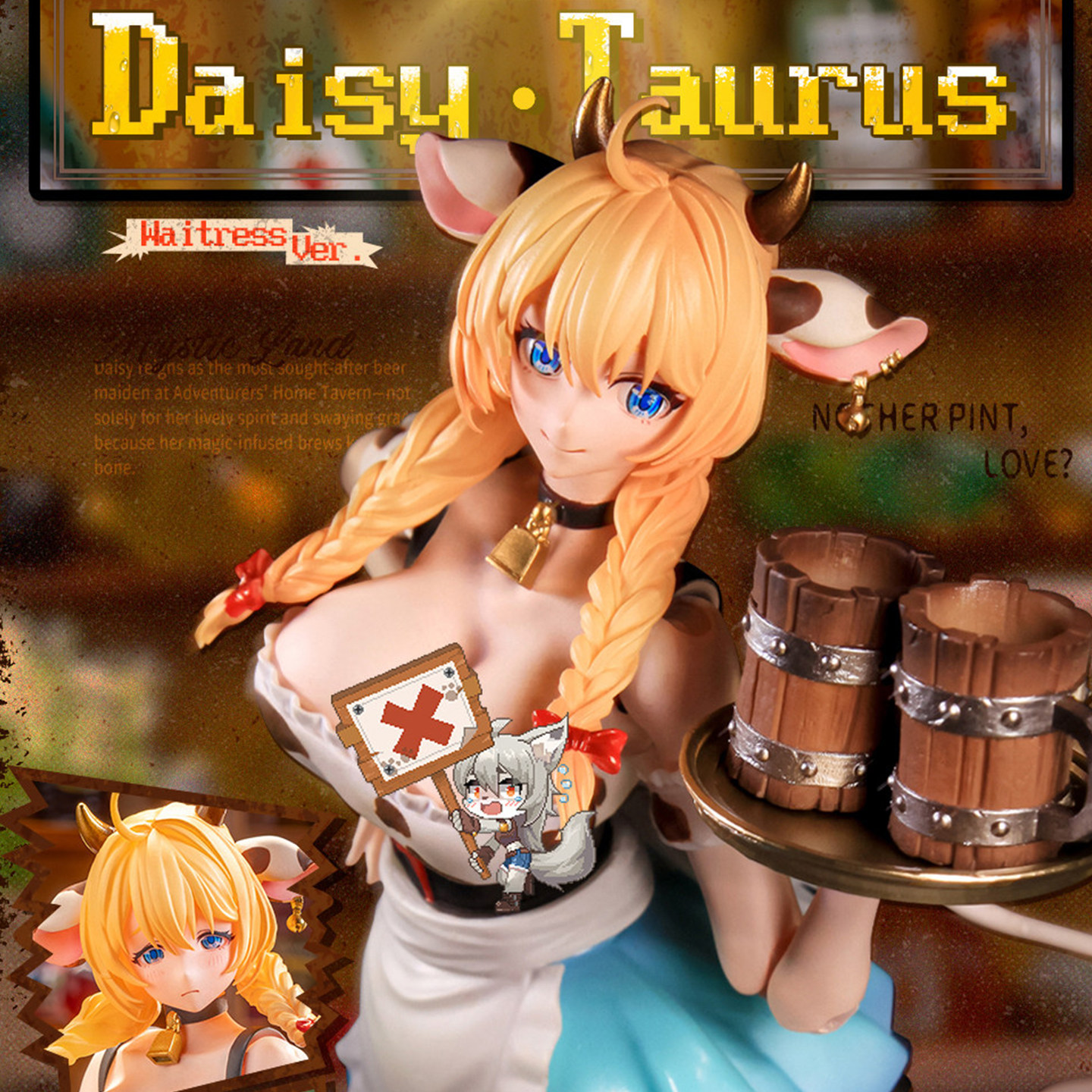 【现货】LADoTOYS 魔法大陆 黛西·托瑞斯 啤酒女郎样式1/12手办