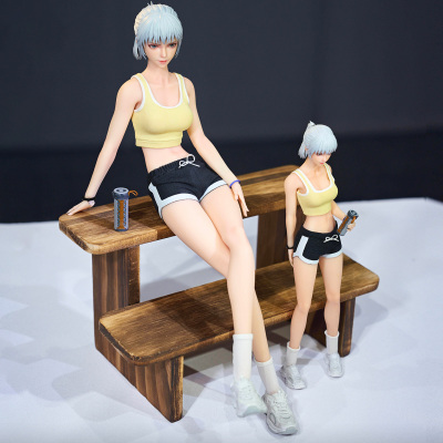 【定金】UNIQUE ART 灵笼白月魁健身服/便装版 1/6 1/12手办摆件
