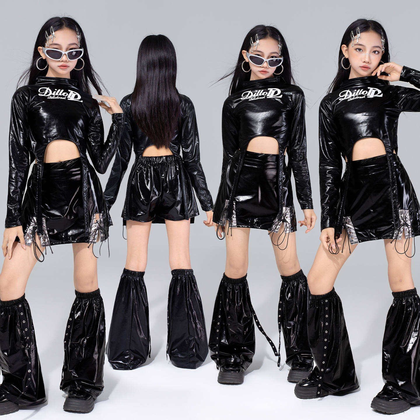 街舞儿童潮服hiphop嘻哈套装