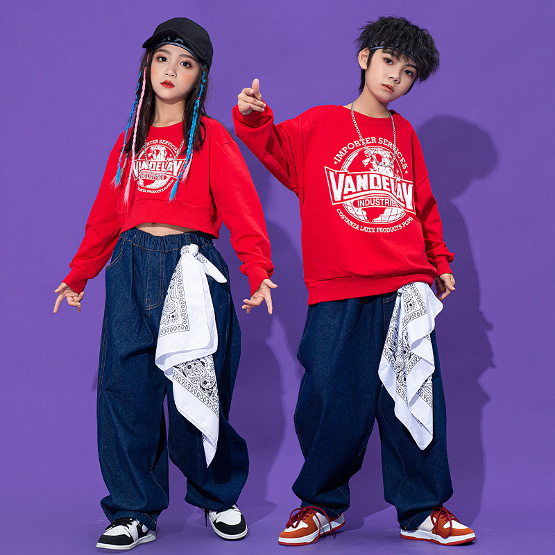 街舞儿童潮服hiphop爵士舞