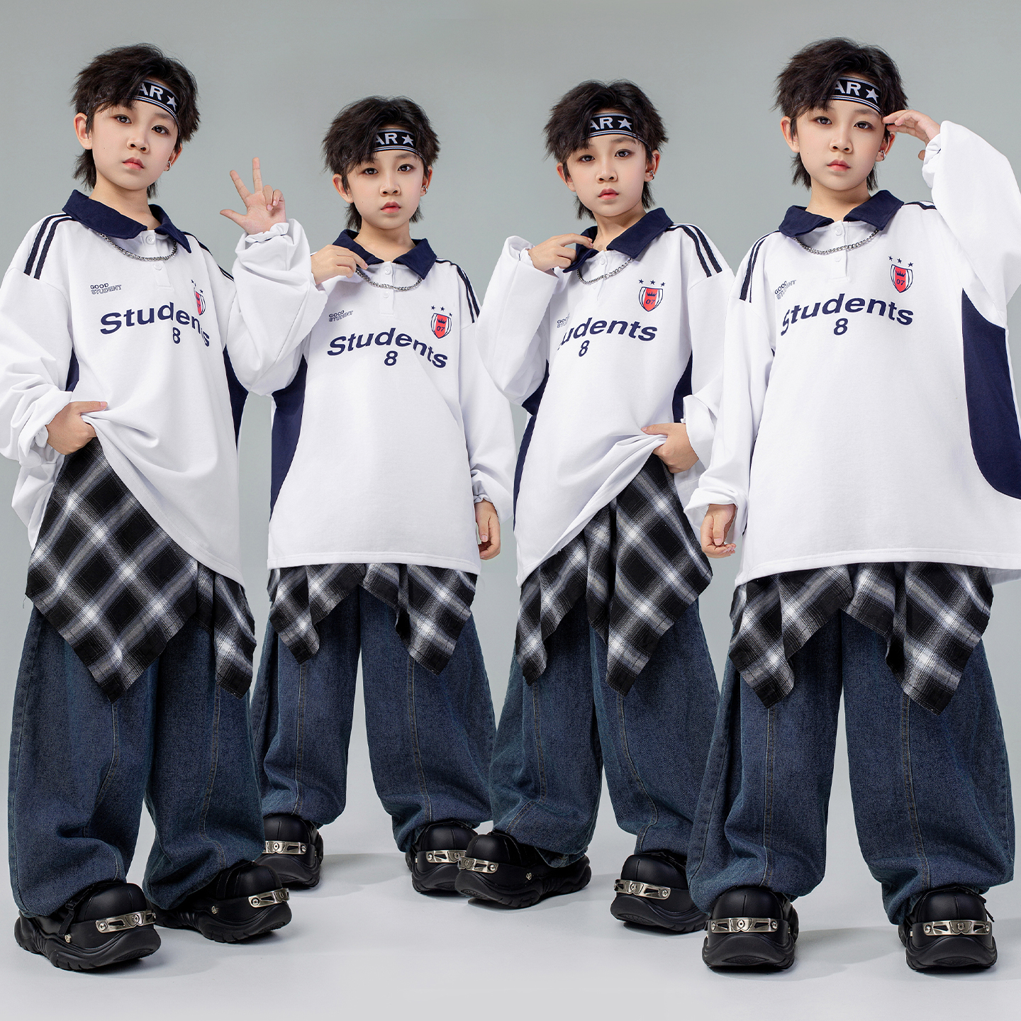 街舞儿童潮服hiphop嘻哈套装