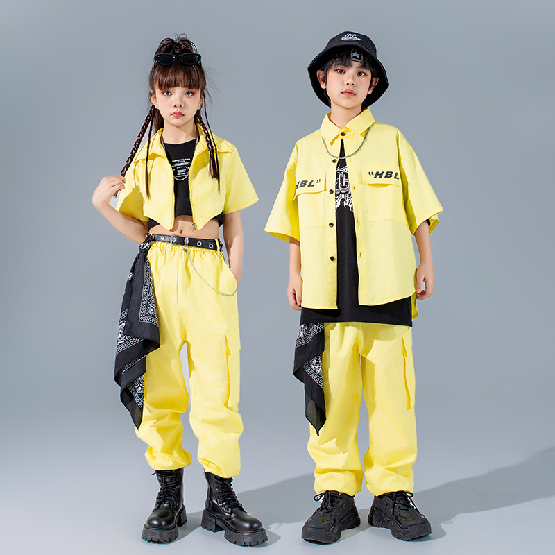 街舞演出服儿童嘻哈爵士hip-hop