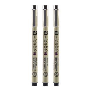 樱花勾线笔美术专用针管笔套装日本SAKURA牌简笔画专用勾勒动漫马克笔描边笔学生防水绘图描线笔手绘速写漫画