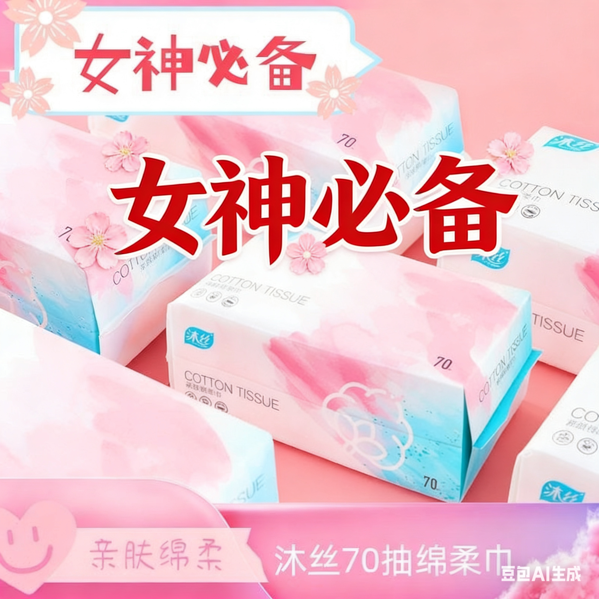 首纯棉柔巾一次性洗脸巾 干湿两用 柔软不掉絮 家用洁面卸妆棉巾