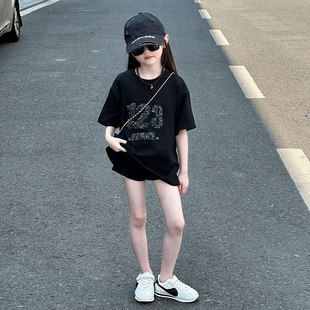 女童2026韩系上衣好看童装新款恤儿童纯棉t女大童夏装短袖t超夏季