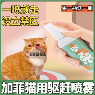 加菲猫专用防猫乱尿神器猫咪禁区喷雾橘子味驱猫防止猫咪上床拉尿