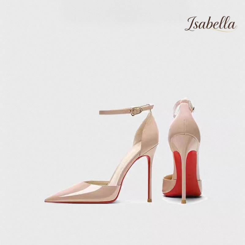 Isabella裸色高跟鞋女细跟2025新