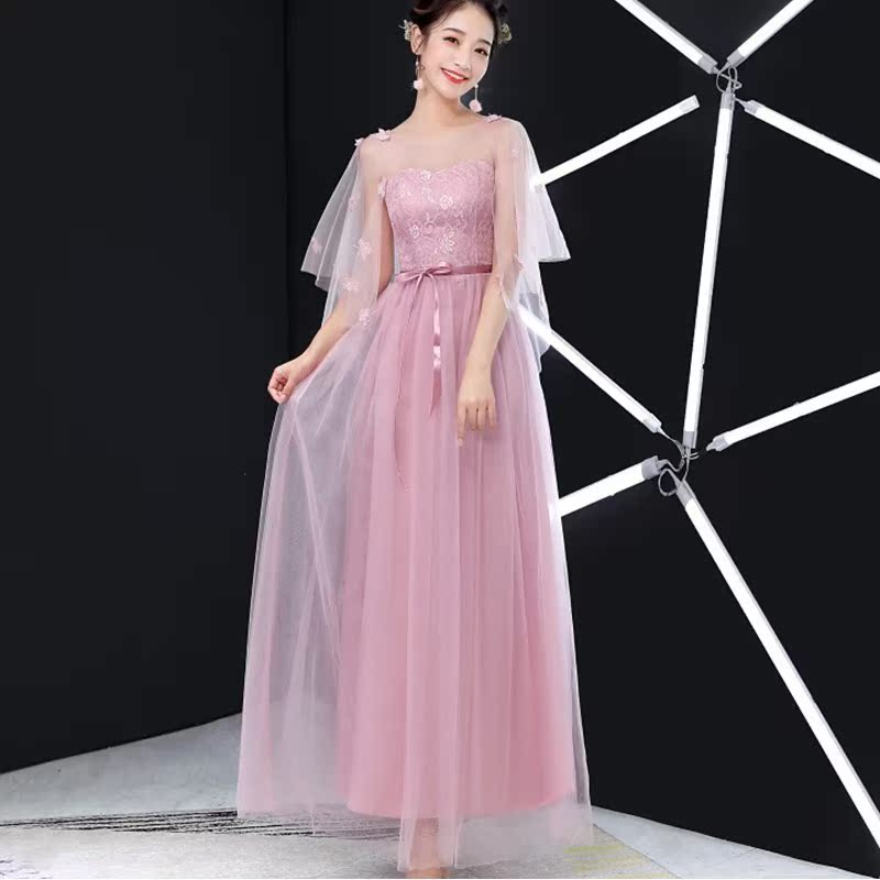 新款婚礼派对特别团简约个性演出裙礼服长款姐妹显瘦伴娘韩版搭配|msdalam kategori Butik wanita / wanita, perkahwinan/Cheongsam/pakaian, pakaian/malam - dari Buy2taobao.com untuk memberikan perkhidmatan ejen Taobao profesional membeli