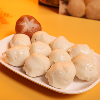 拉士福 手工Q弹墨鱼丸火锅食材各种丸子关东煮鱼蛋速冻冷冻花枝丸