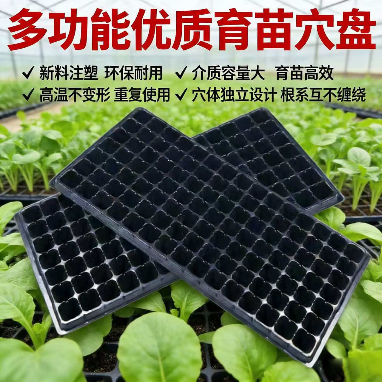 育苗盘育苗盆穴盘塑料杯种植神器玉米扦插播种西瓜种子蔬菜白菜