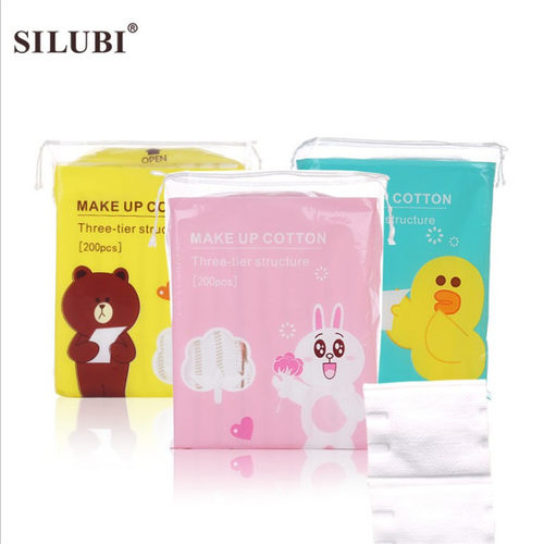 斯露比200片化妆棉/卸妆棉 无纺布棉片夹心厚棉 美容用品s001