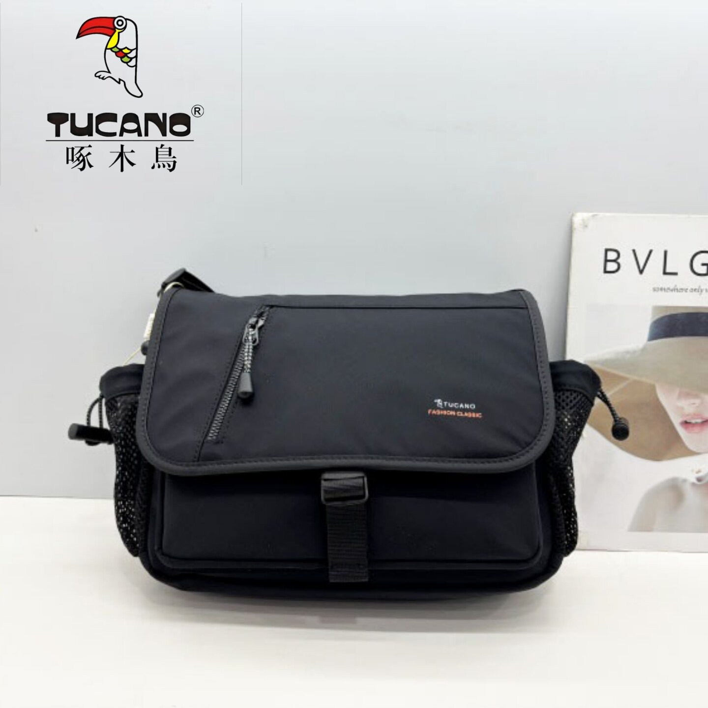 TUCANO/啄木鸟商场同款男包2026新款小众轻便防水布斜挎包TBF1452
