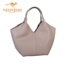 SEOSEOO/九州袋鼠女包2025新款商场同款小众菜篮子包手提包761287