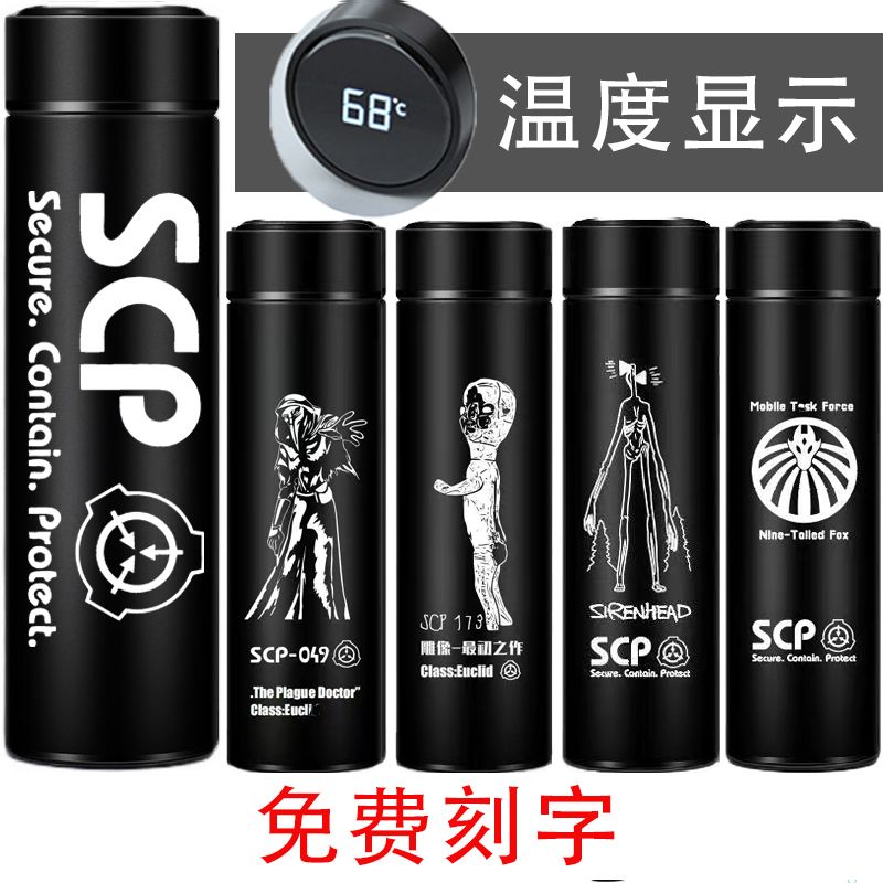 基金会保温水杯子ins二次元