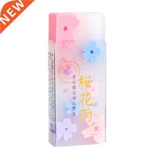 Pencil Erasers Sakura Cute Style Blossoms shaped Tran Cherry
