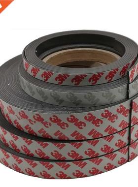 1Meter/LOT Rubber Magnet 10*1 15*1 20*1 0*1 mm Self Adhesiv