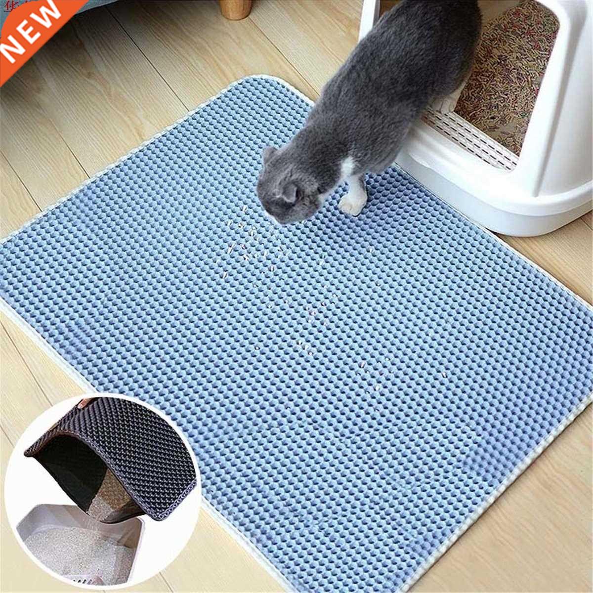40x50cm Double Layer Waterproof Pet Cat Litter Mat Foldable