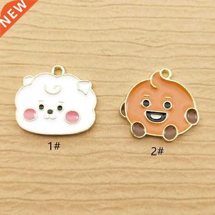 10pcs Enamel Anime Ctoon Chm for Jewelry Making Ering