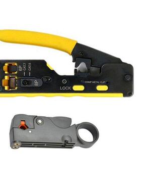 Rj45 Plers Crmper Cat5 Cat6 Cat7 Network Tool Rg Rj 45 Eth